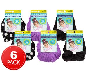 2 x 3pk Conair Oh So Comfy Scrunchie - Multi