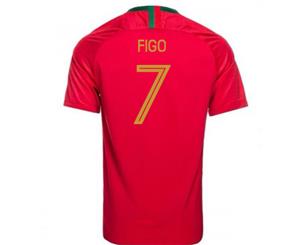 2018-2019 Portugal Home Nike Football Shirt (Figo 7)