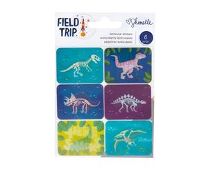 American Crafts - Shimelle Field Trip Collection Stickers - Lenticular Dinosaur