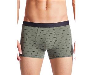 Aubade XB78M Fitted Boxer - Heathered Green