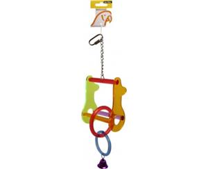 Avi One Parrot Toy Acrylic Keys with Double Loop