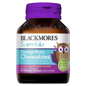 Blackmores Superkids Omega Brain 50 Chewables