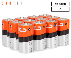 Carter Alkaline C-Size Batteries 12-Pack