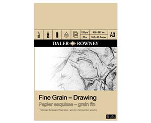 Daler Rowney Fine Grain Drawing Pad A3 120g