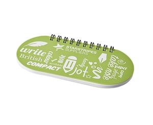 Desk-Mate Capsule Notebook (Frosted Green/Solid Black) - PF2824