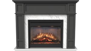 Dimplex 2kW Eltham Mantle Optiflame LED Electric Firebox