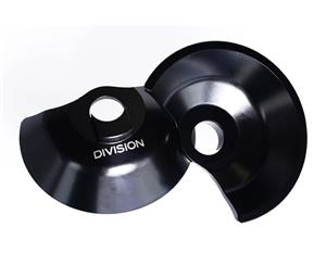 Division BMX Hub Guard - Multi Side Hub Guard - CrMo - Black