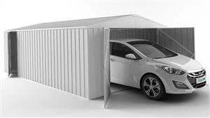 EasyShed 7530 Garage Shed - Off White