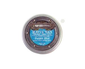 Finnabair Art Alchemy Matte Wax .68 Fluid Ounce - Patina Blue