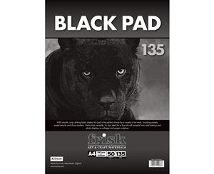 Frisk Black Pad 135gsm A4 50s