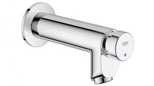 Grohe Euroeco Cosmopolitan S Selfclose Wall Basin Mixer