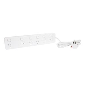 HPM 6 Outlet Surge Protected Powerboard