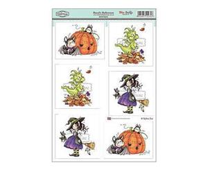 Hobby House - Wee Stamps Topper Sheet 8.3In.X12.2In. Hazel's Halloween