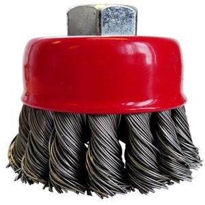 Josco 65mm Multi-Thread XHD-Steel Twist Knot Wire Cup Brush