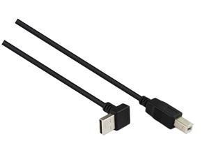 Konix 2M USB 2.0 Down Angle AM to BM Cable