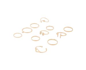 Lovisa Gold Fine Band Ring Pack