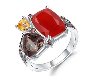 Luxplus - Huge Ruby Women's Ring