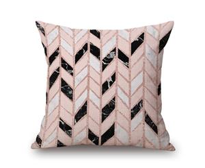 Marble Patterns on Geometry Cotton&linen Pillow Cover 80714