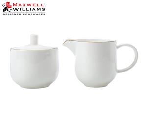 Maxwell & Williams Cashmere Luxe Sugar & Creamer Set - White