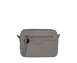 Mocha Ginni Box Crossbody Bag - Grey