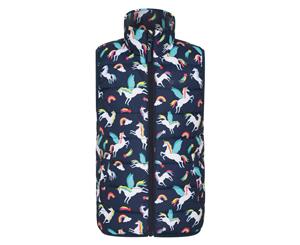 Mountain Warehouse Girls Padded Gilet Water Resistant Fabric&Microfibre Filling - Pink