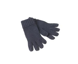 Myrtle Beach Adults Unisex Basic Melange Gloves (Navy) - FU294