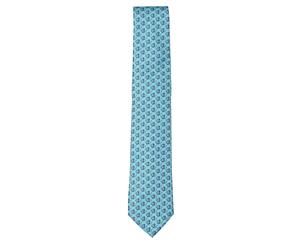 Nautica Mens Fish Print Slim Neck Tie