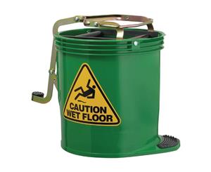 Oates Contractor Roller Wringer Bucket Green 15 Litre