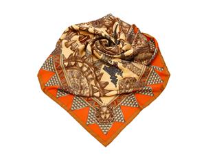 Pre-Loved Hermes Printed Silk Scarf