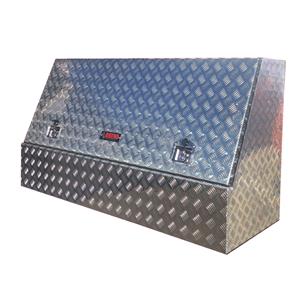 Rhino 1435 x 535 x 795mm Aluminium Highside Checkerplate Tool Box