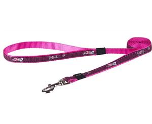 Rogz Scooter Lead - Medium (1.4m) - Pink Love