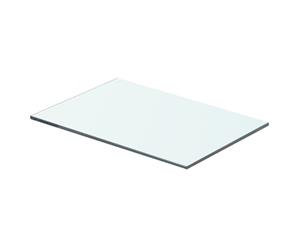 Shelf Panel Glass Clear 40x20cm Wall Display Bracket Ledge Plate Sheet