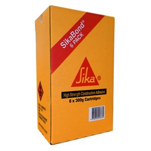 Sika Sikabond 300ml Construction Adhesive - 6 Pack