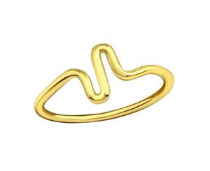 Sterling Silver Squiggle Ring