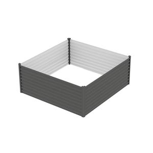 The Organic Garden Co 2.0 x 2.0 x 0.73m Raised Garden Bed - Woodland Grey