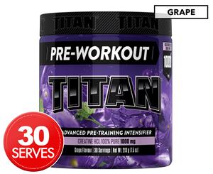 Titan Arena Pre Workout Powder Grape 213g