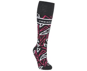 Trespass Womens/Ladies Shard Technical Ski Socks (Black) - TP4044