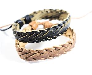 URBANBOGAN Funky F3 Leather Bracelet Set