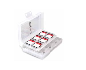 24 Memory Game Cards Holder Case Box Organizer For Nintendo Switch-White