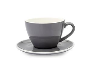 ACF Cup & Saucer 6 Set - 10oz - Grey