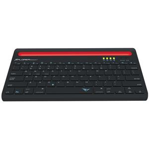 ALCATROZ Xplorer Dock 1 (Black/Red) Bluetooth Tablet Docking Keyboard rechargeable battery