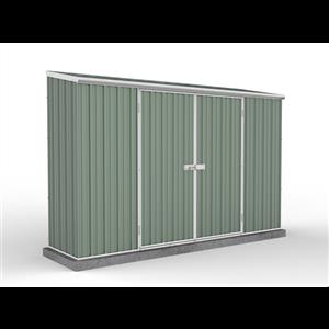 Absco Sheds 3.0 x 0.78 x 1.95m Economy Double Door Shed - Pale Eucalypt