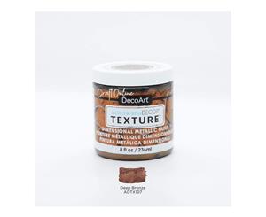 Americana Decor Texture Metallics 8oz - Deep Bronze