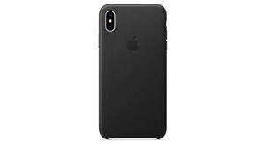 Apple iPhone XS Max Leather Case - Black