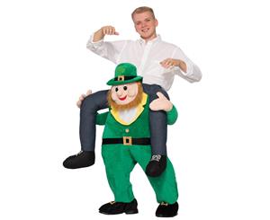 Bristol Novelty Unisex Leprechaun Piggy Back Costume (Green/Navy/Black) - BN1566