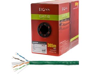 C6RGRN DOSS 305M Cat6 Solid Cable Green Sold As 305M Roll Only 305M CAT6 SOLID CABLE GREEN