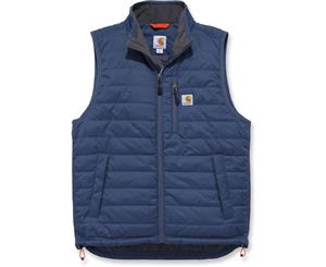 Carhartt Mens Gilliam Nylon Polyester Insulated Vest Gilet Bodywarmer - Dark Blue