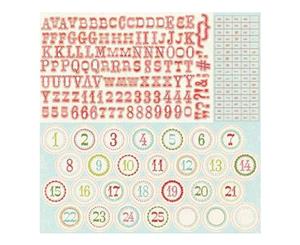 Carta Bella - Merry & Bright - Alpha Stickers