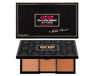 Chi Chi Viva La Diva Bronzer Palette - Light To Medium (w/ Pink Undertones)