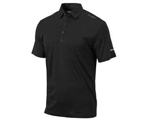 Columbia Golf Omni-Wick Printed Dot Polo - Black - Mens